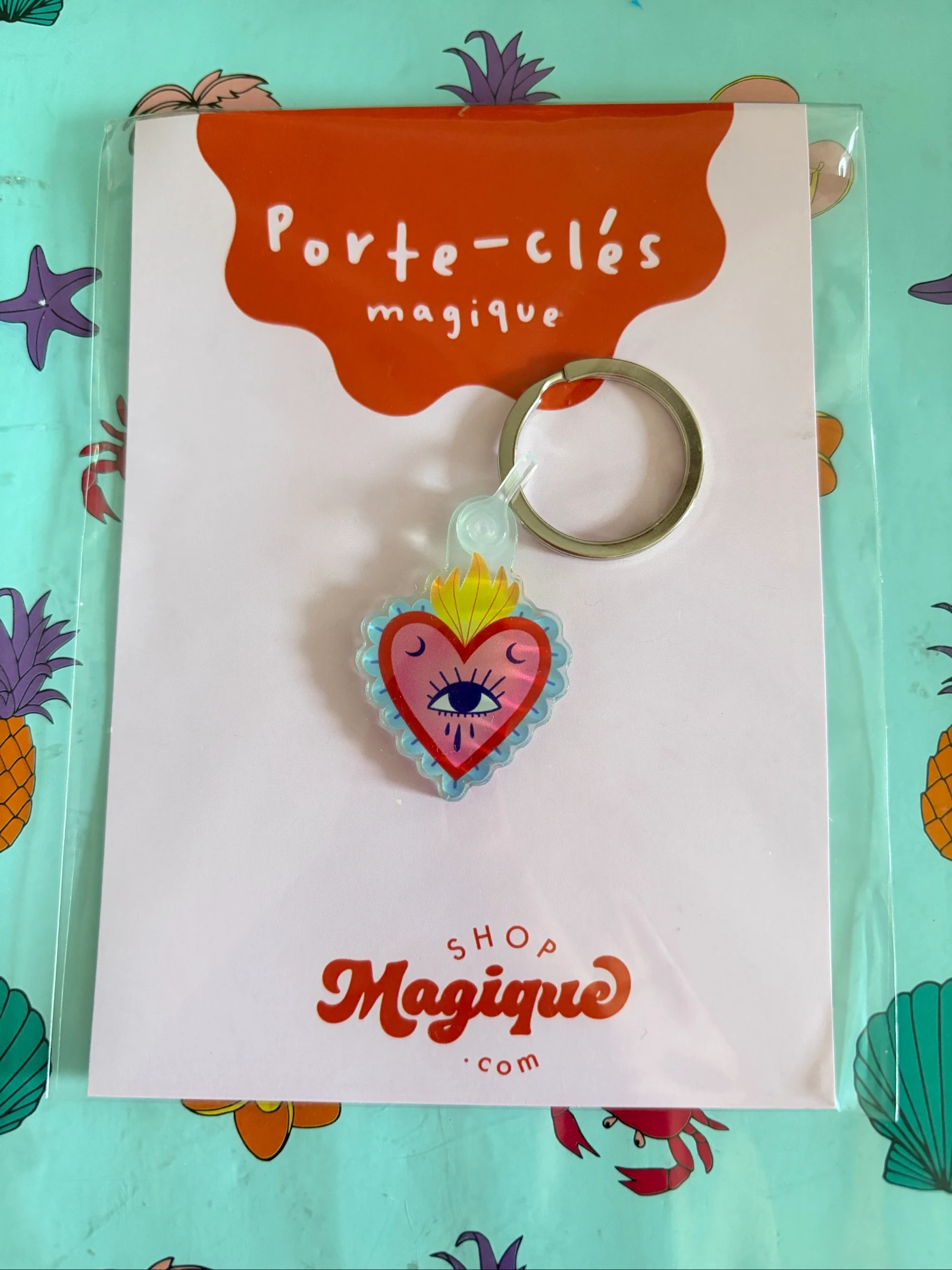 Porte clés poulette magique 